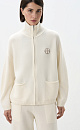 Cashmere and wool sports bomber jacket - BRUSNIKA. Women clothes