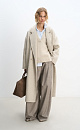 Double-breasted wool coat - BRUSNIKA. Women clothes
