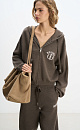 Knitted bomber made of wool - BRUSNIKA. Women clothes