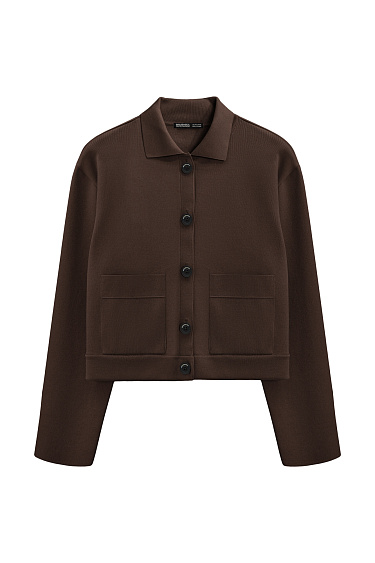 Cropped classic jacket - BRUSNIKA Women Clothes