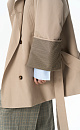 Trench coat with turned-up sleeves - BRUSNIKA. Women clothes