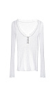 Cotton longsleeve with lace - BRUSNIKA. Women clothes