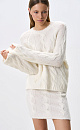 Wool and mohair jumper with braids - BRUSNIKA. Women clothes