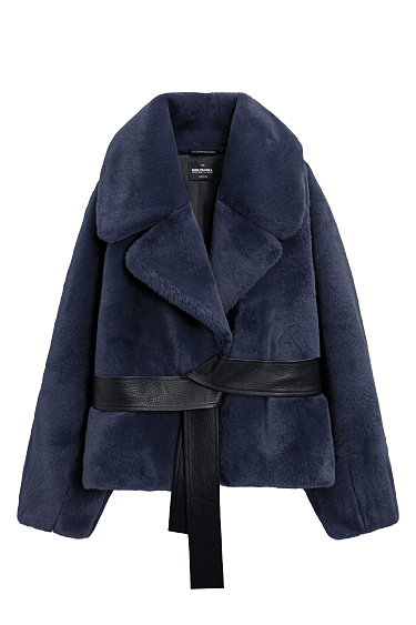 Eco-fur coat - BRUSNIKA Women Clothes