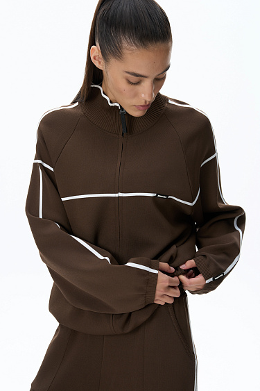 Sporty bomber jacket - BRUSNIKA Women Clothes