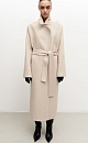 Wrap coat with tie belt - BRUSNIKA. Women clothes