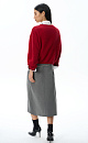 Fox-fur buttoned cardigan - BRUSNIKA. Women clothes