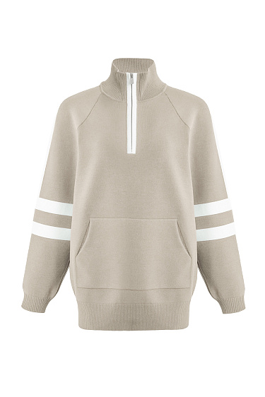 Jumper with stripes - BRUSNIKA Women Clothes