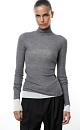 knitted turtleneck made of merino wool - BRUSNIKA. Women clothes