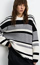 Striped knitted jumper - BRUSNIKA. Women clothes