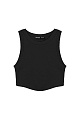 Knitted crop top - BRUSNIKA. Women clothes