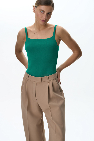 Fitted viscose bodysuit - BRUSNIKA Women Clothes