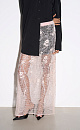 Maxi skirt with floral pattern - BRUSNIKA. Women clothes
