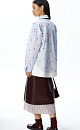 100% cotton shirt with heart-shaped print - BRUSNIKA. Women clothes
