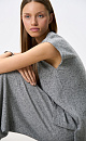 Knitted vest with ties - BRUSNIKA. Women clothes