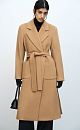 Wrap wool coat - BRUSNIKA. Women clothes