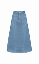 Denim midi skirt - BRUSNIKA. Women clothes