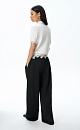 Wide trousers with drawstring - BRUSNIKA. Women clothes