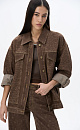 Printed denim Jacket - BRUSNIKA. Women clothes