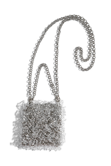 Mini bag made of asymmetrical details - BRUSNIKA Women Clothes