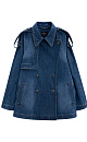 Jean trench coat with a yoke - BRUSNIKA. Women clothes
