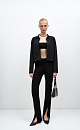 Leggings with slits - BRUSNIKA. Women clothes