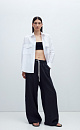 Wide-leg linen trousers - BRUSNIKA. Women clothes
