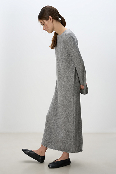 Knitted Maxi Dress - BRUSNIKA Women Clothes