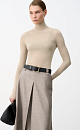 knitted turtleneck made of merino wool - BRUSNIKA. Women clothes