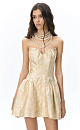Jacquard Corset Dress - BRUSNIKA. Women clothes