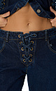 Jeans with lacing - BRUSNIKA. Women clothes