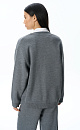 Knitted merino wool bomber jacket - BRUSNIKA. Women clothes
