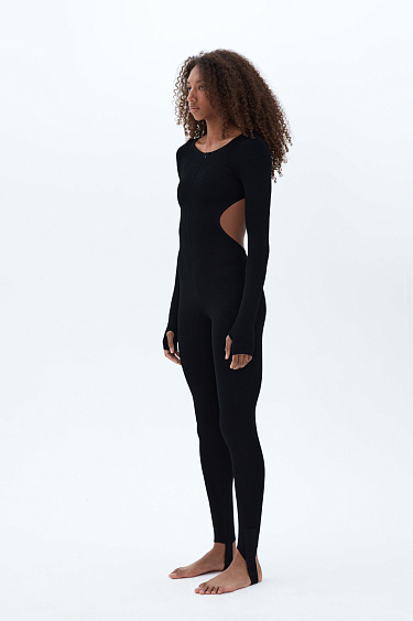 Knitted viscose jumpsuit - BRUSNIKA Women Clothes