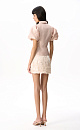 Jacquard jacket with a Basque - BRUSNIKA. Women clothes