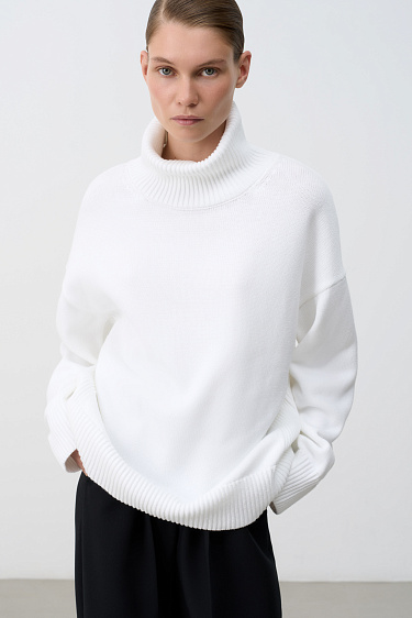 High collar jumper - BRUSNIKA Women Clothes
