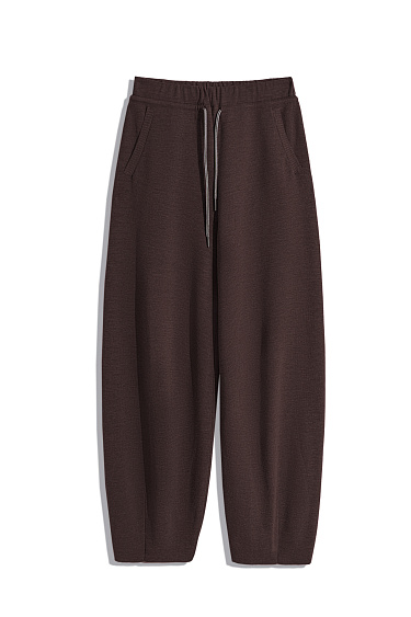 Banana trousers made of wool - BRUSNIKA Women Clothes
