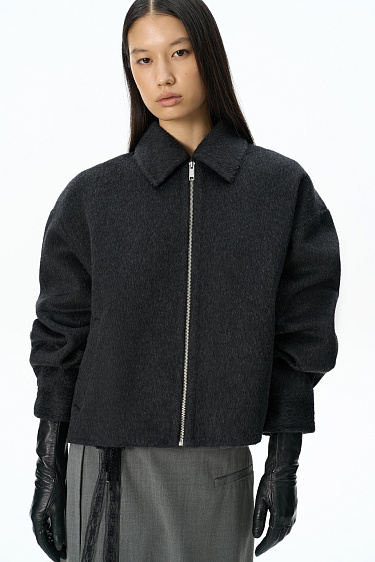 Wool zip-up jacket - BRUSNIKA Women Clothes