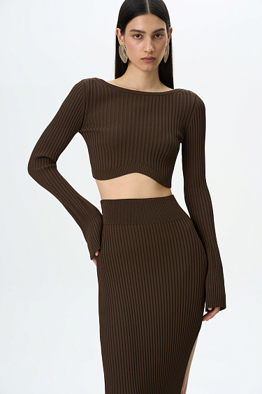 Open back top - BRUSNIKA Women Clothes