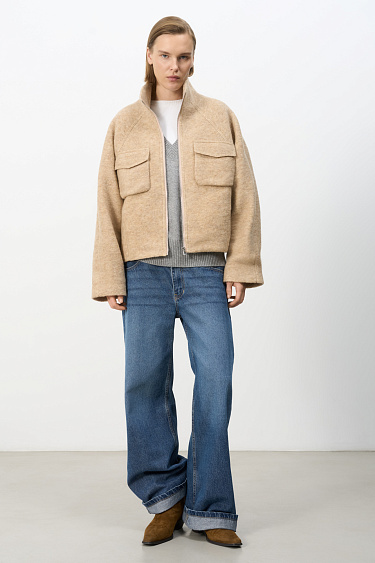 Lined wool jacket - BRUSNIKA Women Clothes