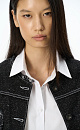 Fringed denim jacket - BRUSNIKA. Women clothes