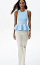 Top with a peplum - BRUSNIKA. Women clothes