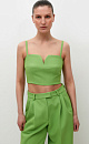 Crop top with straps - BRUSNIKA. Women clothes