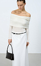 Knitted top with long sleeves - BRUSNIKA. Women clothes