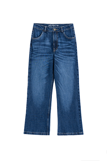 Cropped jeans with a high rise - BRUSNIKA Women Clothes