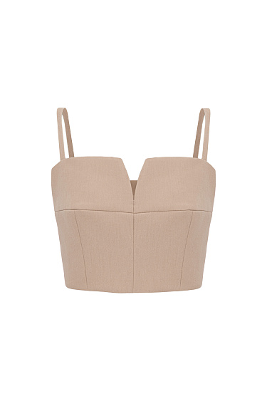 Crop top with straps - BRUSNIKA Women Clothes