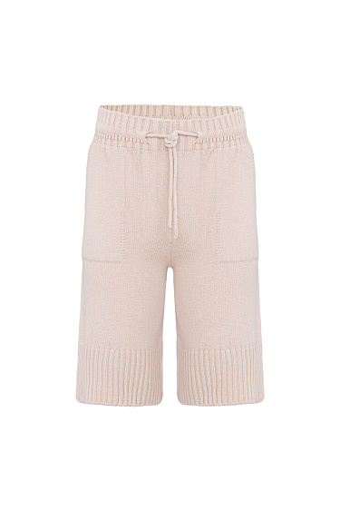 Alpaca wool knit shorts - BRUSNIKA Women Clothes