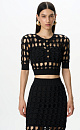 Large openwork weave top - BRUSNIKA. Women clothes