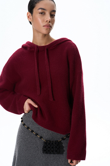 Fox Down Hoodie - BRUSNIKA Women Clothes