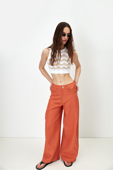 Linen trousers - BRUSNIKA Women Clothes
