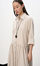 Dress with belt - BRUSNIKA. Women clothes